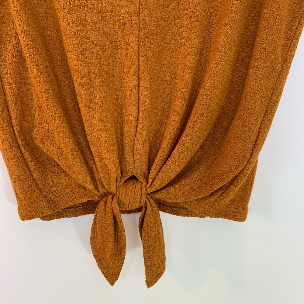 Madewell Texture & Thread Tie Front Top S NWT - Picture 10 of 11